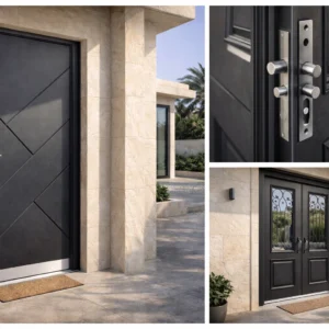 أبواب حديدية بتصاميم قوية وعصرية