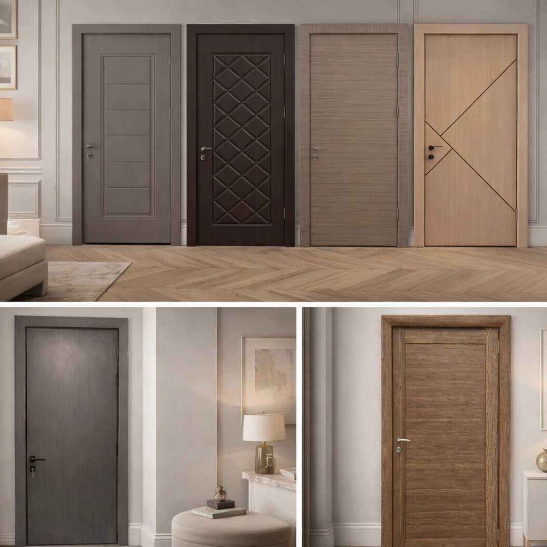 أبواب داخلية WPC مقاومة للرطوبة