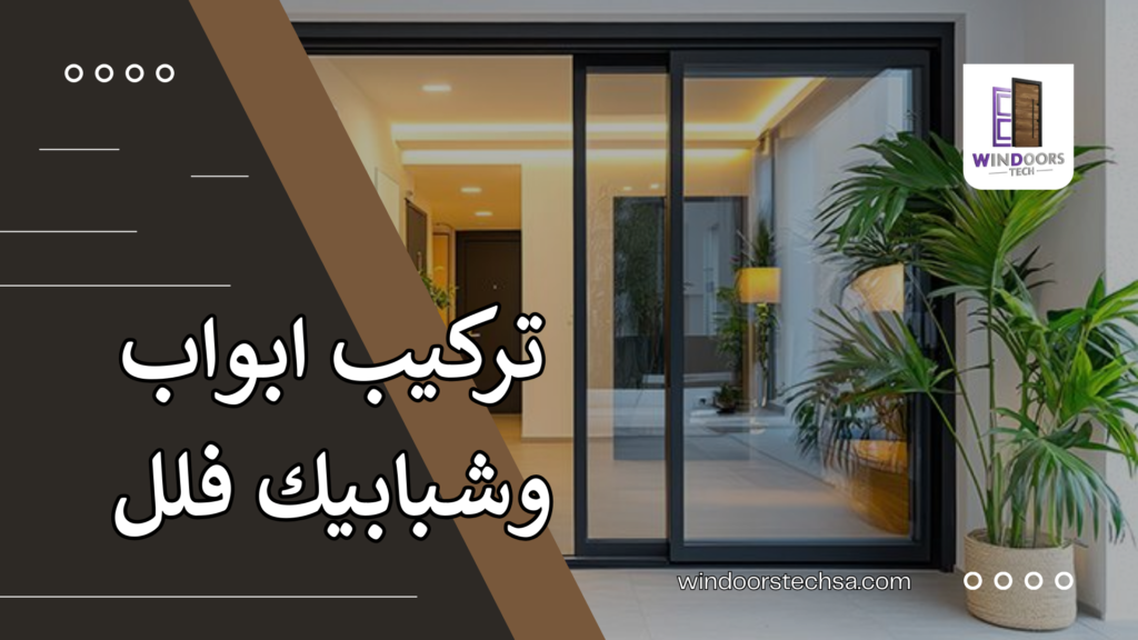 تركيب ابواب وشبابيك فلل